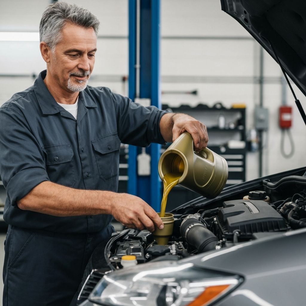 Oil change service